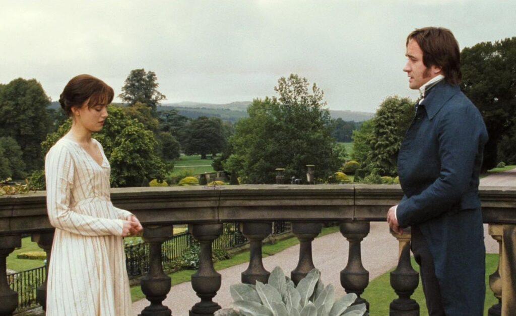 Image of Elizabeth and Darcy from Pride and Prejudice