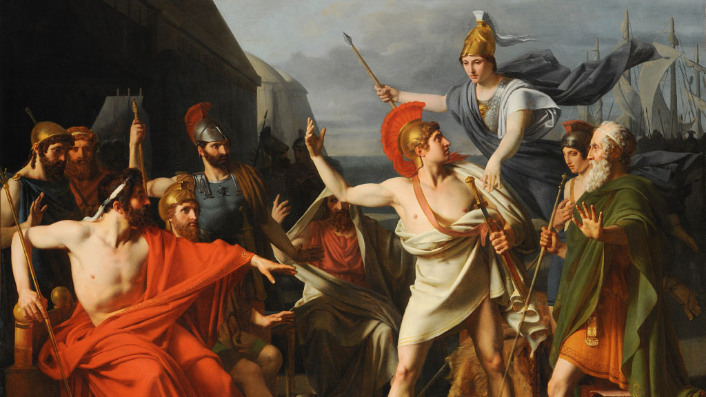 Image of painting, The Wrath of Achilles