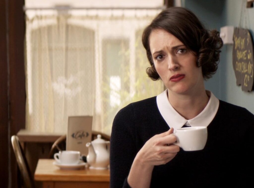 Image of Fleabag from the TV show.