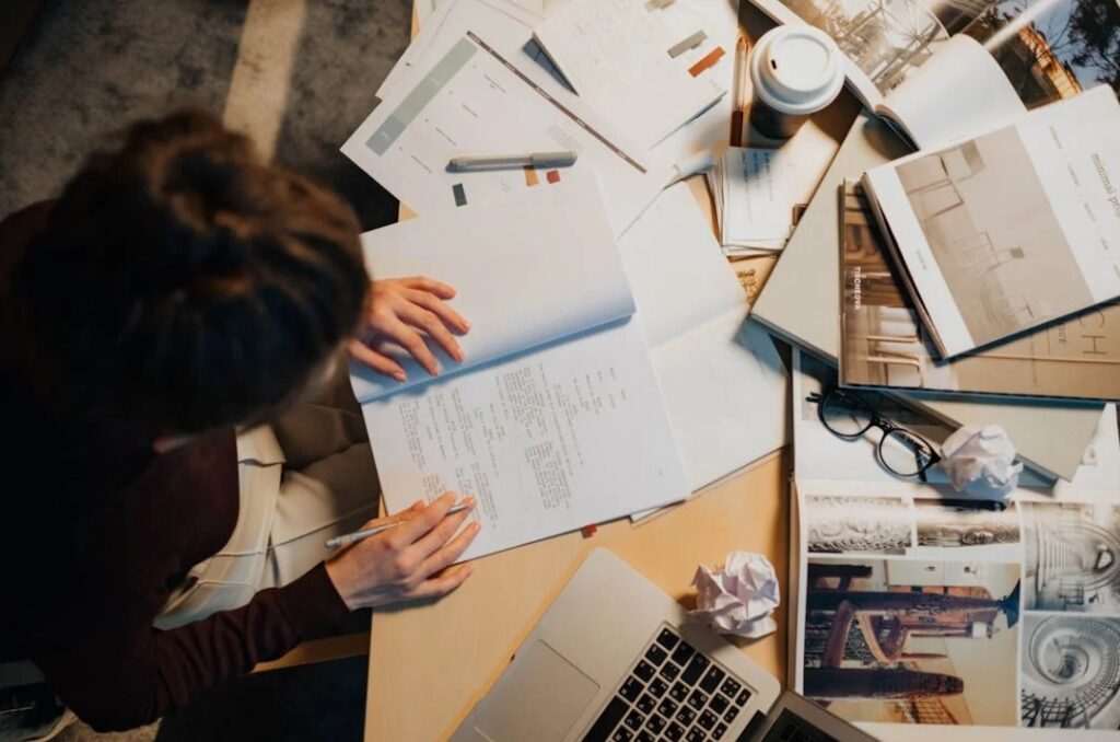 Image of a script writer