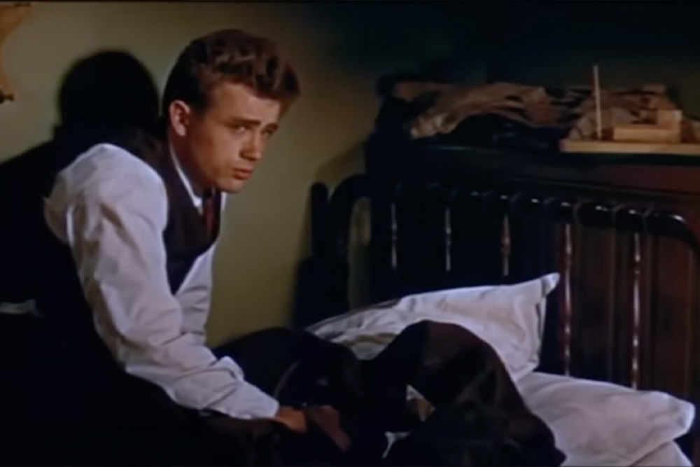 picture of James Dean from the 1955 version of East of Eden
