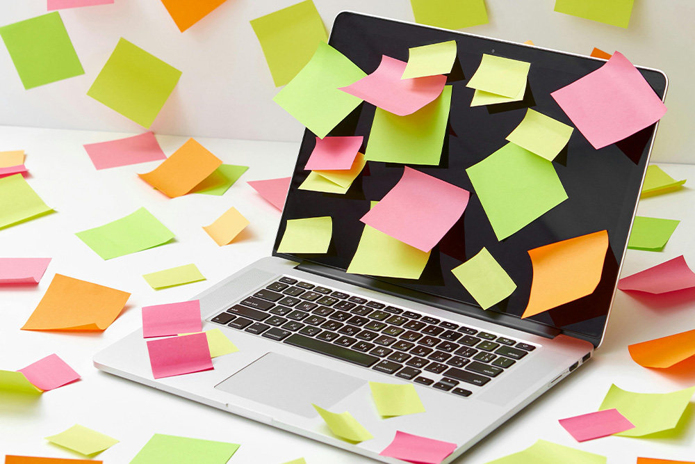 The mess of work that is on your writing utensil