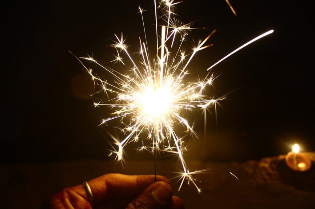 Image of a sparkler.