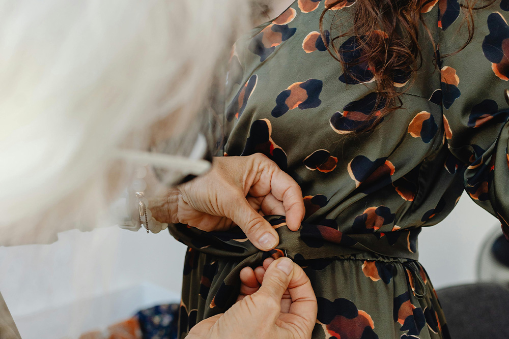 Dressing up one's writing as one dresses up a model is done through the act of euphemism––carefully making sure that the fabric you have weaved sits decently on the model you have selected.