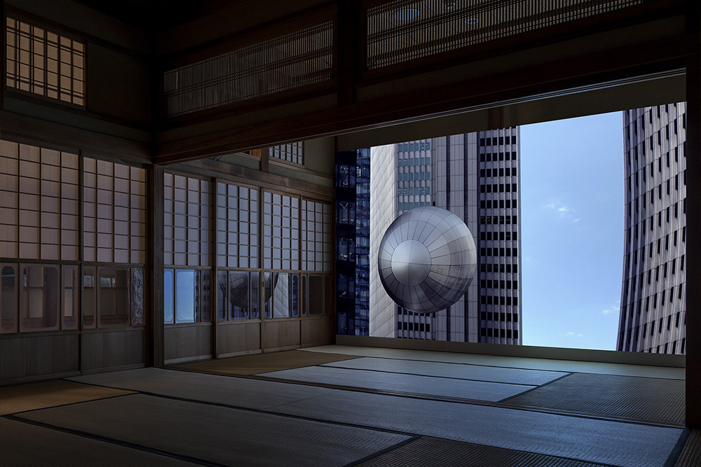 An installation of work in the Kyoto art center about Invisible cities as from the novel work in order to symbolize how chapters evolve themselves in the minds of the reader when the author considers how many words in a chapter there should be
