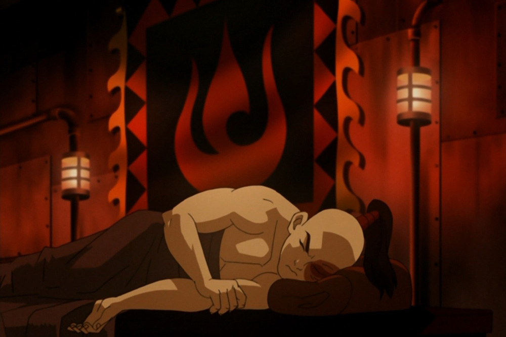 Prince Zuko, the character referenced in the text, in a deep state of turmoil