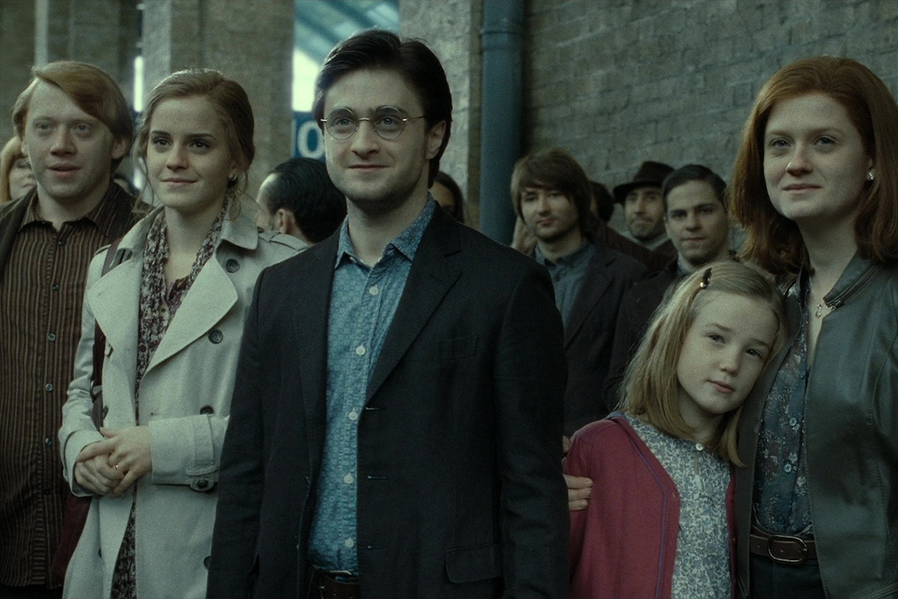 See how cluttered everything gets by adding one person to the trio? They still fit into the composition of the frame but they only act as a means to draw the eye elsewhere.