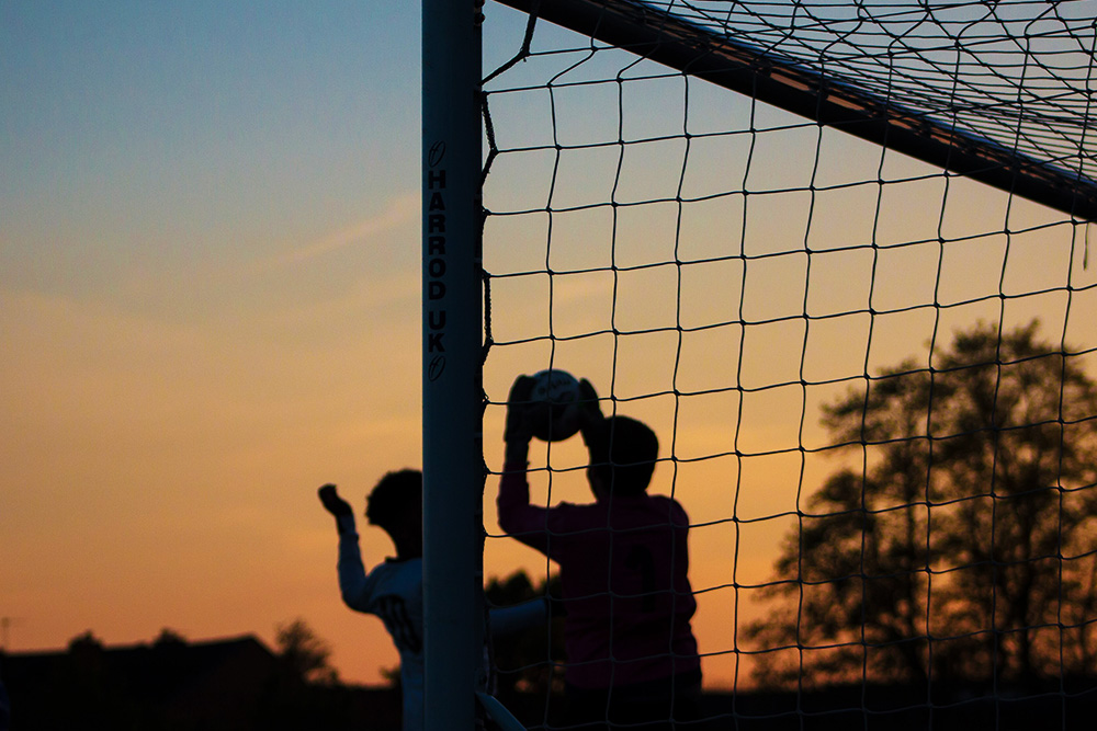 The players at sunset to suggest how the correct use of the em-dash creates a real sense of visual purpose in the reader's mind