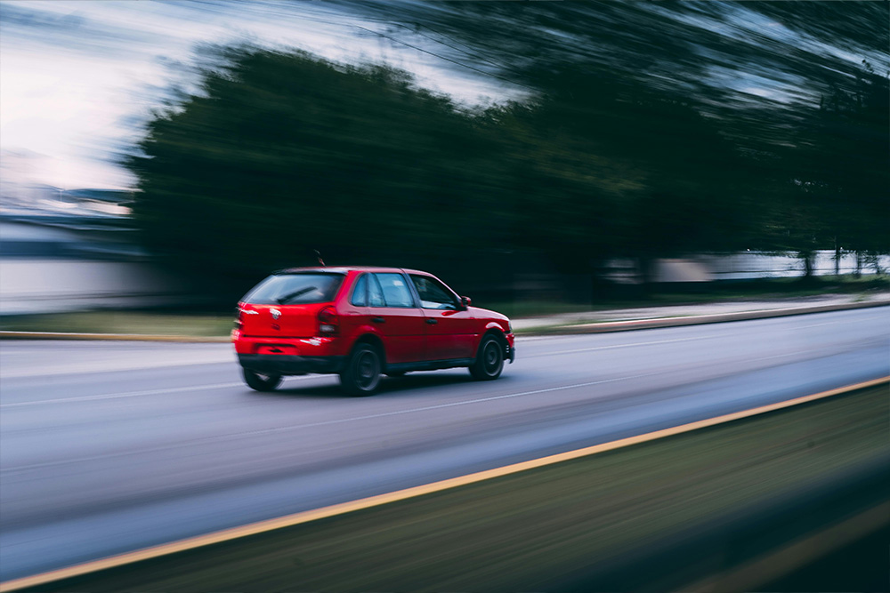 A car at speed is how your act one brings a character in. Pacing in writing to make your work tighten the reader in is critical to not create a vertiginous effect like this.