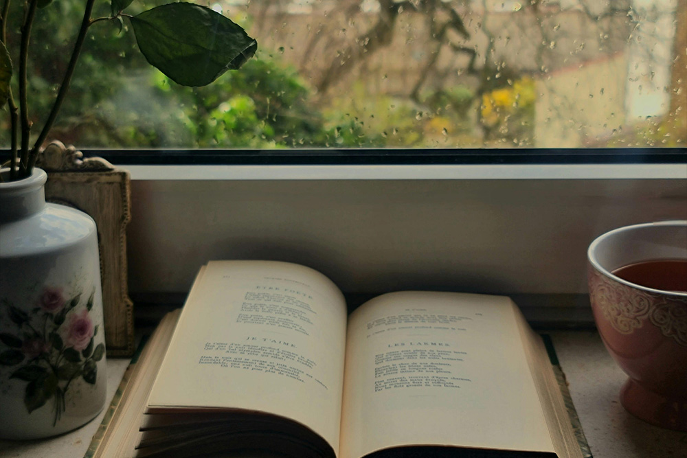 A picture of a book with what appears to be block quotes to suggest a beauty in including entire blocks in how to quote a poem