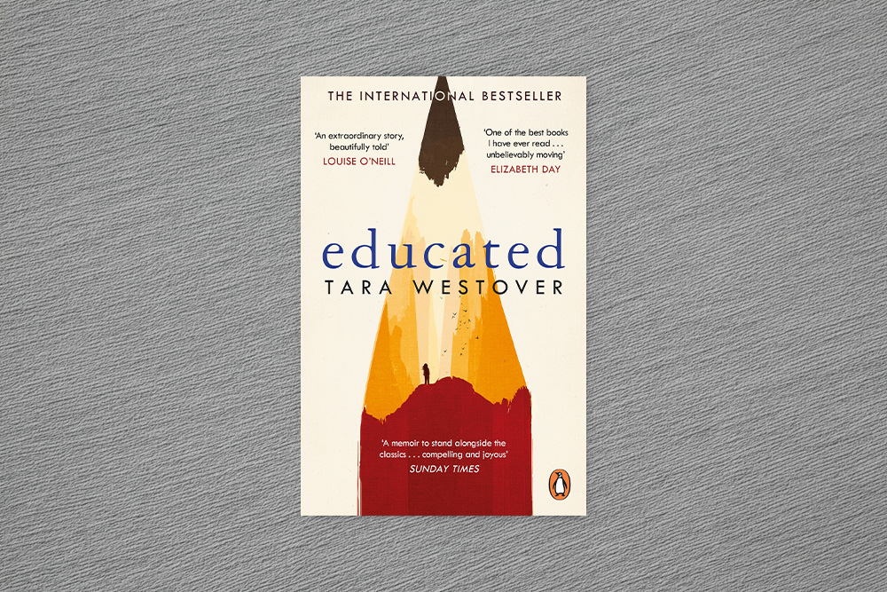 Book Cover of Educated against a neutral background, 2 of 10 examples of memoirs