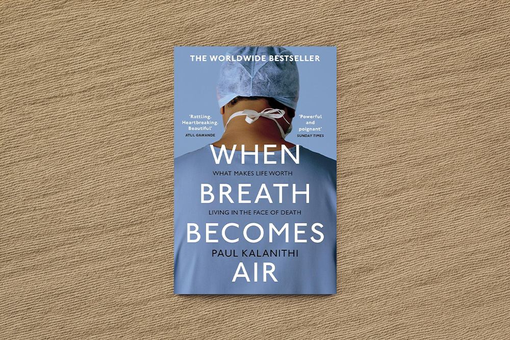 Book Cover of When Breath Becomes Air against a neutral background, 4 of 10 examples of memoirs