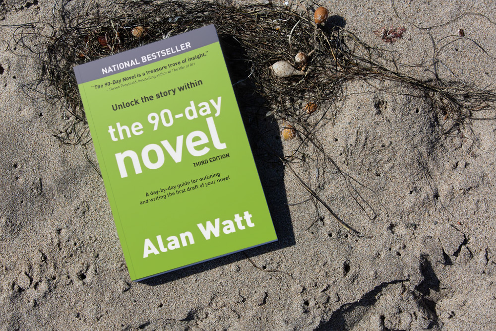 Alan Watt's 90-day novel on a beach setting to signify to readers how to start a novel