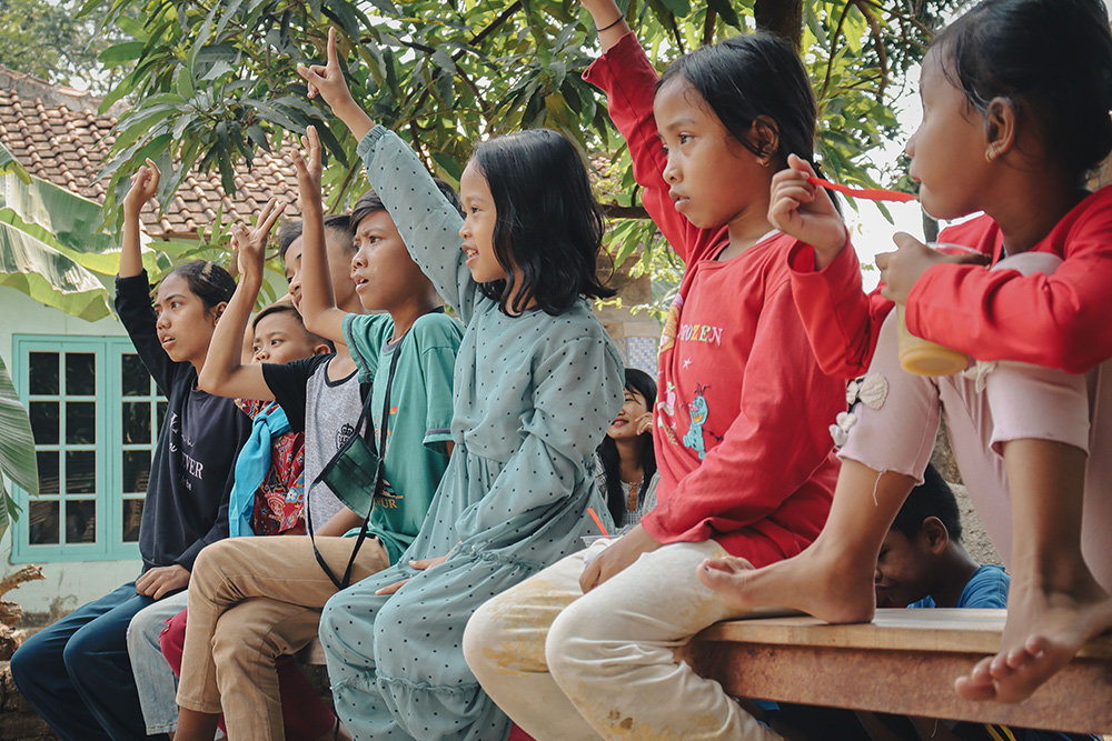 Questions raised by children help a subject understand how they might playfully compose their own list of strengths