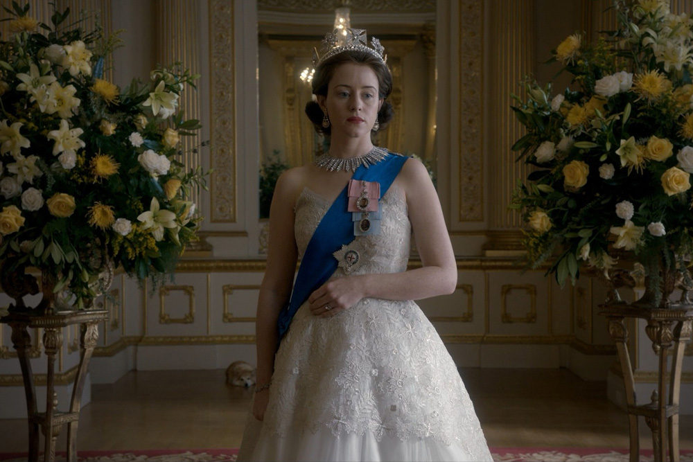 Image of the character from the crown who demonstrates the ruler archetype for the audience