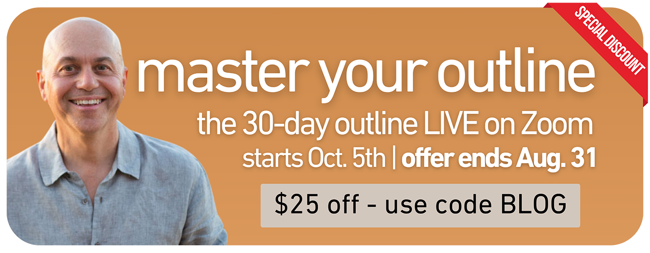 Join the 30-day outline classes live on Zoom to master your outline.