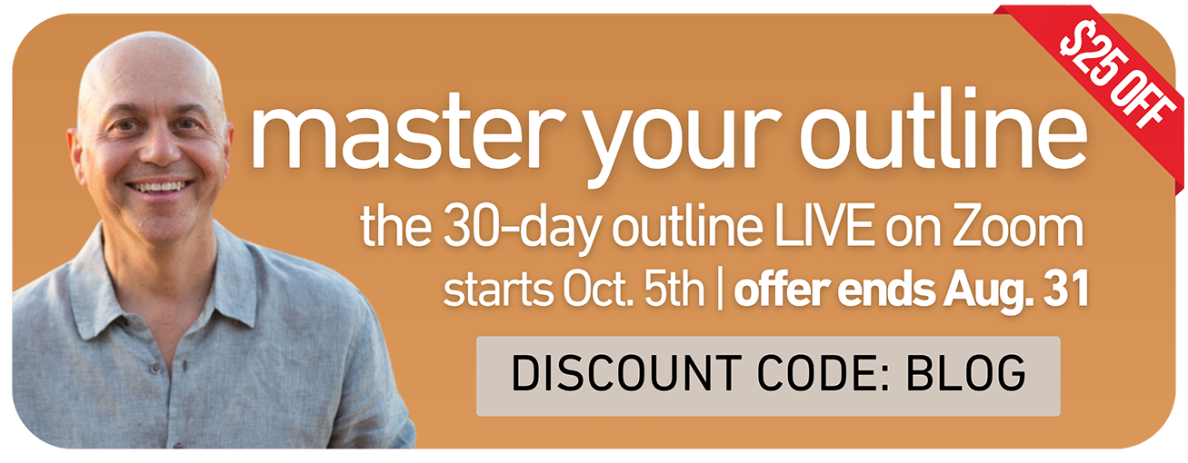 Join the 30-day outline classes live on Zoom to master your outline.