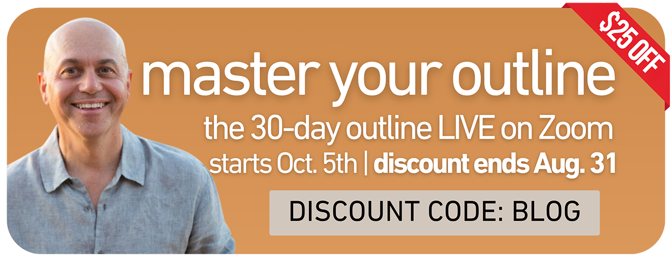 Join the 30-day outline classes live on Zoom to master your outline.