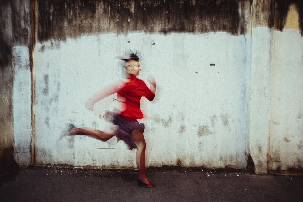 A writer running faster than was previously thought possible now that they know how to write a fight scene.